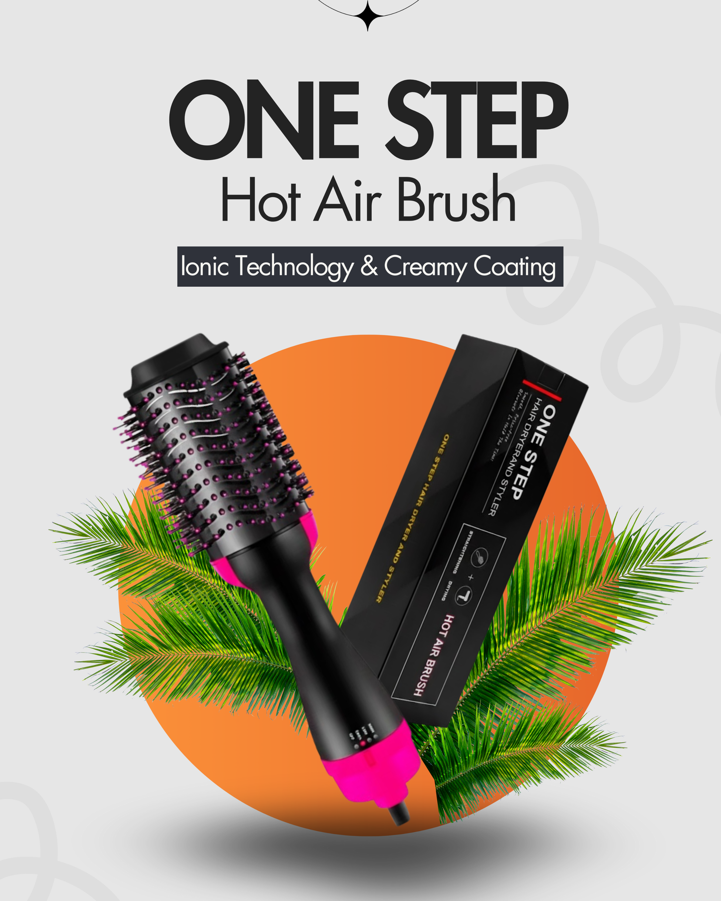 One Step Hot Air Brush